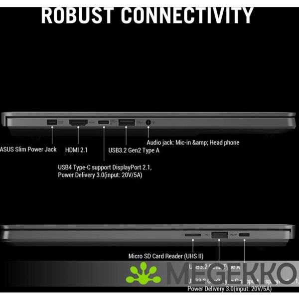 Grote foto asus rog zephyrus g14 ga403ww qs075w 14 amd ryzen ai 9 rtx 5080 gaming laptop computers en software overige computers en software