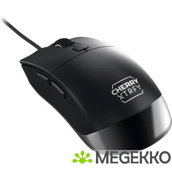 Grote foto cherry xtrfy m50 zwart gaming muis computers en software overige computers en software