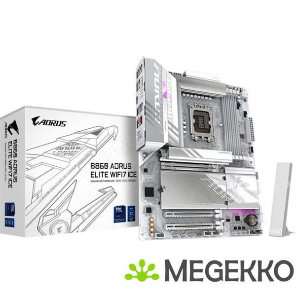 Grote foto gigabyte b860 aorus elite wifi7 ice computers en software moederborden