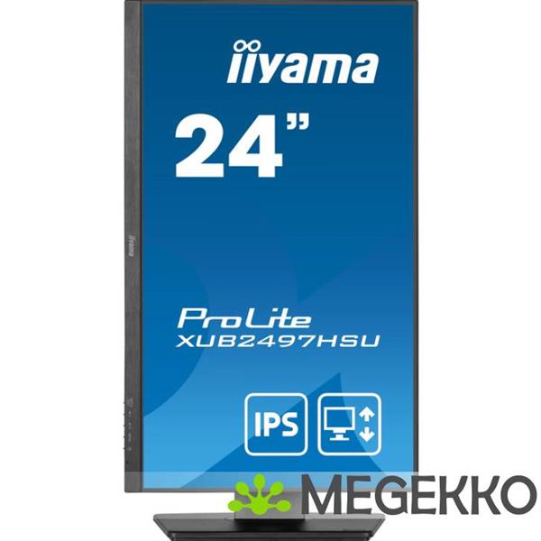 Grote foto iiyama prolite xub2497hsu b2 24 full hd ips monitor computers en software overige computers en software