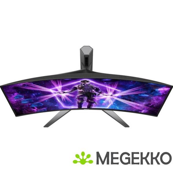 Grote foto aoc agon pro ag346ucd 34 wide quad hd 175hz oled curved gaming monitor computers en software overige computers en software