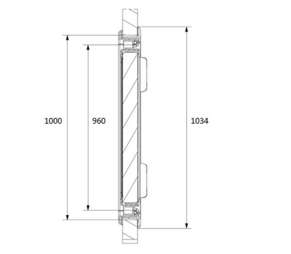 Grote foto dometic serviceluik sk4 100x30.5cm wit caravans en kamperen caravan accessoires