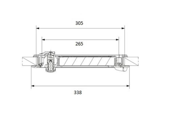 Grote foto dometic serviceluik sk4 100x30.5cm wit caravans en kamperen caravan accessoires