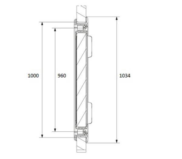 Grote foto dometic serviceluik sk4 100x30.5cm wit caravans en kamperen caravan accessoires