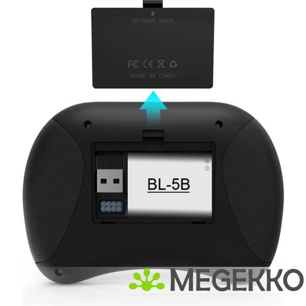 Grote foto rii x8 rgb toetsenbord draadloos zwart computers en software toetsenborden