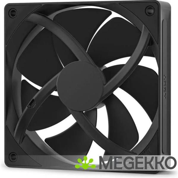 Grote foto nzxt f120p 120mm black static pressure computers en software overige computers en software