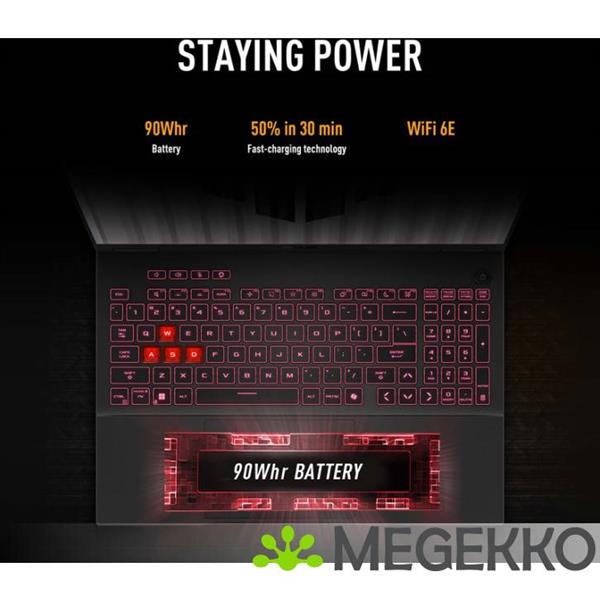 Grote foto asus tuf gaming a16 fa608uh rv020w 16 amd ryzen 7 rtx 5050 gaming laptop computers en software overige computers en software