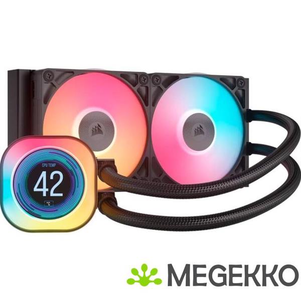 Grote foto corsair icue link titan 240 rx lcd computers en software overige computers en software