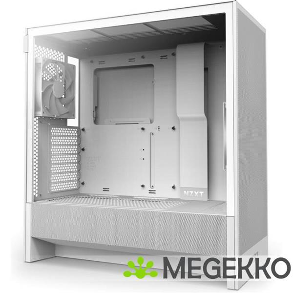 Grote foto nzxt h5 flow white 2024 computers en software behuizingen en kasten
