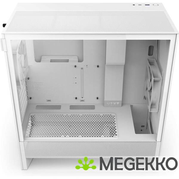 Grote foto nzxt h5 flow white 2024 computers en software behuizingen en kasten