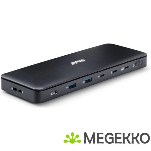 Grote foto club3d thunderbolt 4 certified 12 in 1 dockingstation voor mobiel apparaat universeel zwart computers en software overige computers en software