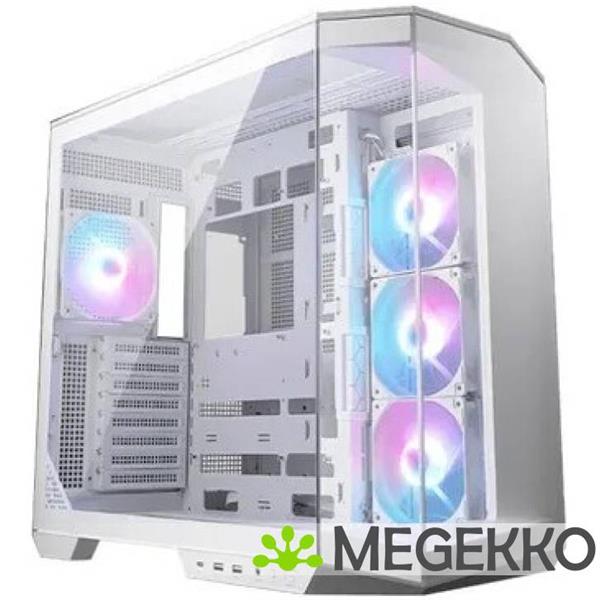 Grote foto msi mag pano 100r pz midi tower wit computers en software behuizingen en kasten