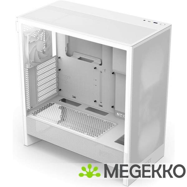 Grote foto nzxt h5 flow white 2024 computers en software behuizingen en kasten
