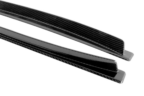 Grote foto dit betreft een set porsche 911 992 gt3rs carbon dak finnen auto onderdelen tuning en styling