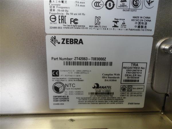 Grote foto zebra zt420 thermal transfer label printer 300dpi cutter network computers en software printers
