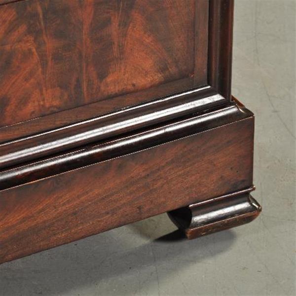 Grote foto louis philippe commode met geheime lade bloemmahonie ca 1830 no.371505 antiek en kunst stoelen en banken