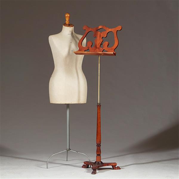 Grote foto mahonie bladmuziek standaard in massief mahonie nog niet antiek wel schitterend no.362950 antiek en kunst stoelen en banken