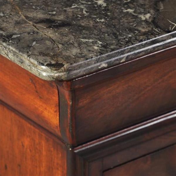 Grote foto louis philippe commode met geheime lade bloemmahonie ca 1830 no.371505 antiek en kunst stoelen en banken
