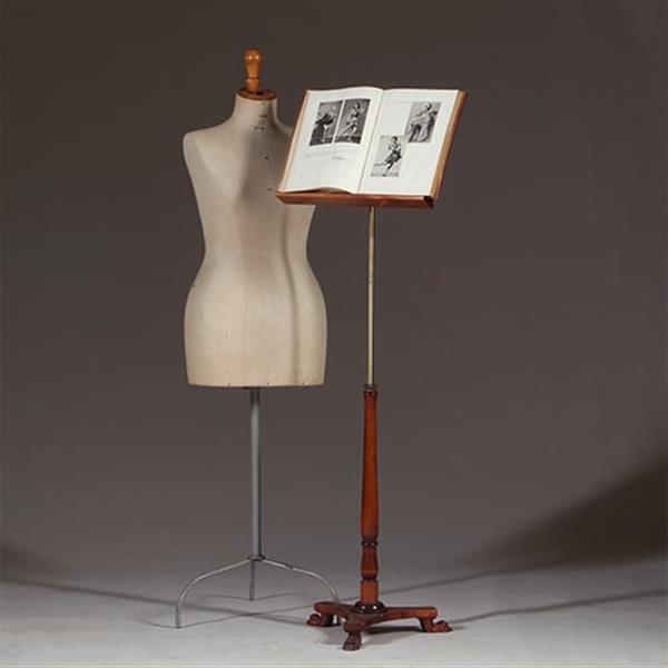 Grote foto mahonie bladmuziek standaard in massief mahonie nog niet antiek wel schitterend no.362950 antiek en kunst stoelen en banken