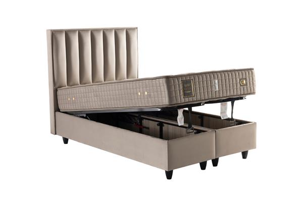 Grote foto twijfelaar opberg boxspring gold 120x200 huis en inrichting bedden