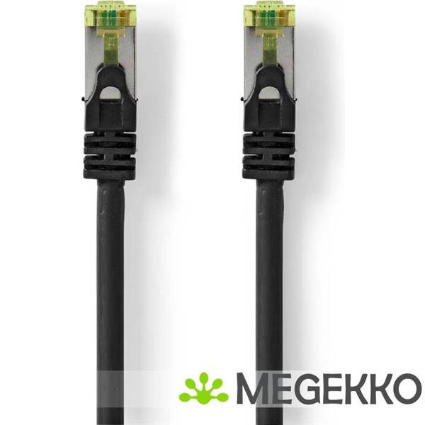 Grote foto nedis cat7 netwerkkabel s ftp rj45 male male 15.0 m zwart computers en software netwerkkaarten routers en switches