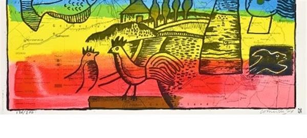 Grote foto corneille overijssel antiek en kunst litho en zeefdrukken