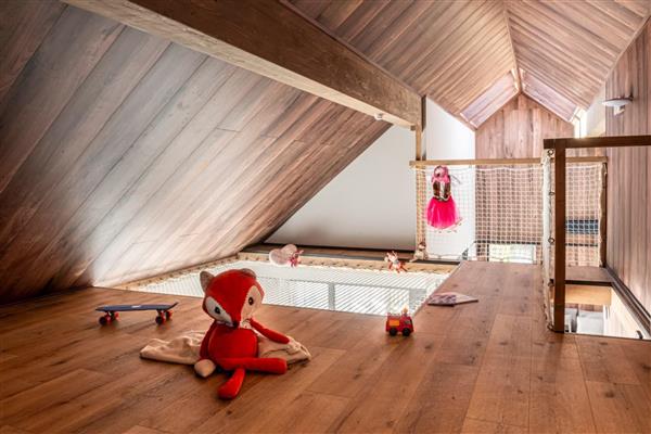 Grote foto luxe villa op een vakantiepark in de natuur. vakantie belgi