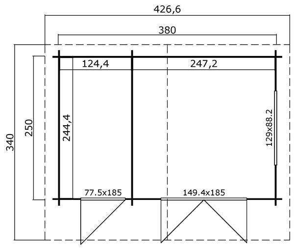 Grote foto nieuw blokhut keila 28 tuin en terras tuinhuisjes en blokhutten