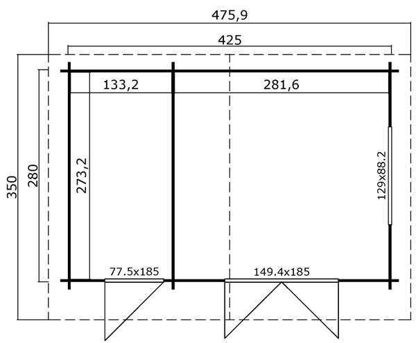 Grote foto nieuw tuinhuis keila 34 tuin en terras tuinhuisjes en blokhutten