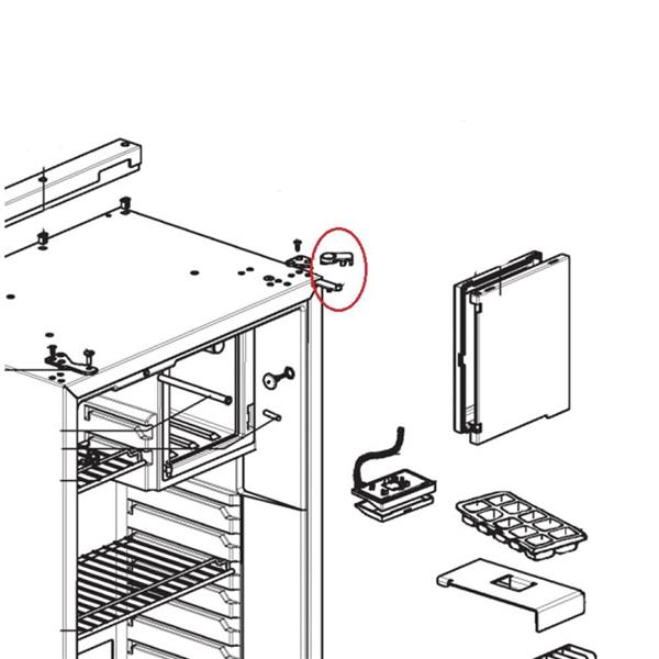 Grote foto dometic deurvergrendeling compleet rm5380 caravans en kamperen caravan accessoires