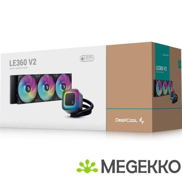 Grote foto deepcool le360 v2 black computers en software overige computers en software