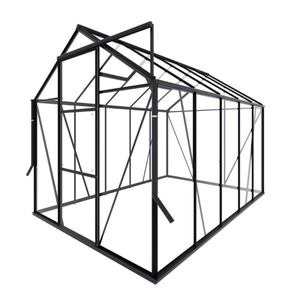 Grote foto tuinkas kate iii zwart vg 3mm tuin en terras tuinhuisjes en blokhutten