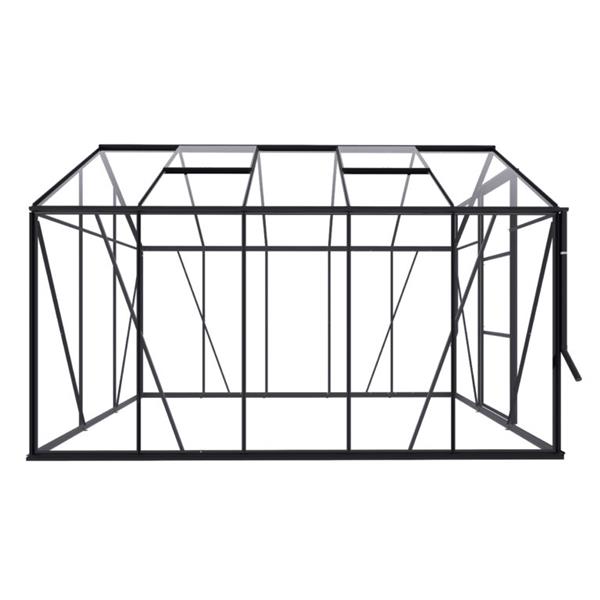 Grote foto nieuw tuinkas kate ii zwart vg 3mm tuin en terras tuinhuisjes en blokhutten