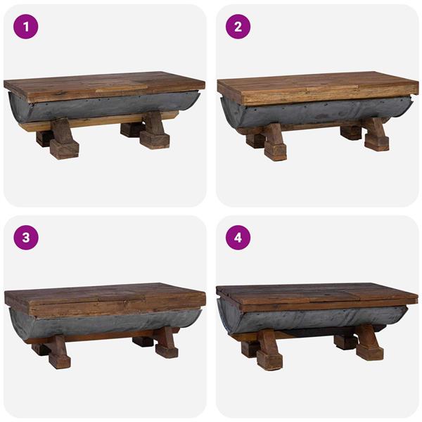 Grote foto vidaxl salontafel naturel 90 x 50 x 35 cm hout huis en inrichting eettafels