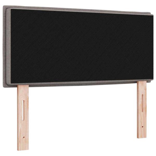 Grote foto vidaxl hoofdbord met hoofdeinde taupe 90 cm nep leer antiek en kunst stoelen en banken