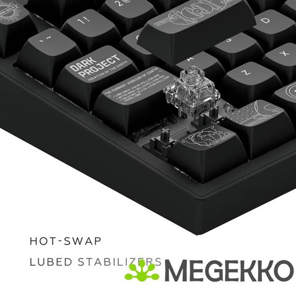 Grote foto dark project alu81a terra nova bl draadloos tkl mechanisch gaming toetsenbord computers en software toetsenborden