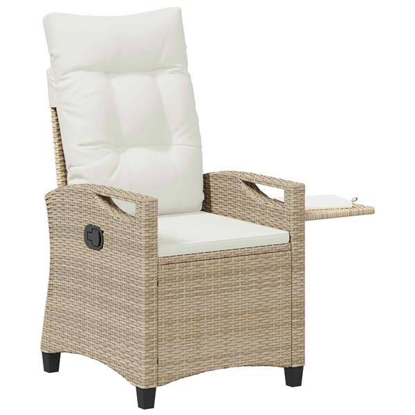 Grote foto vidaxl recliner tuinstoelen 56 x 60 x 112 cm staal tuin en terras tuinmeubelen