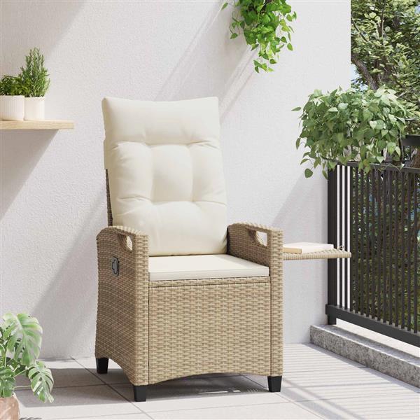 Grote foto vidaxl recliner tuinstoelen 56 x 60 x 112 cm staal tuin en terras tuinmeubelen