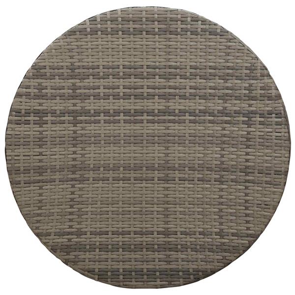 Grote foto vidaxl outdoor koffietafels grijs 68 x 30 cm rattan tuin en terras tuinmeubelen