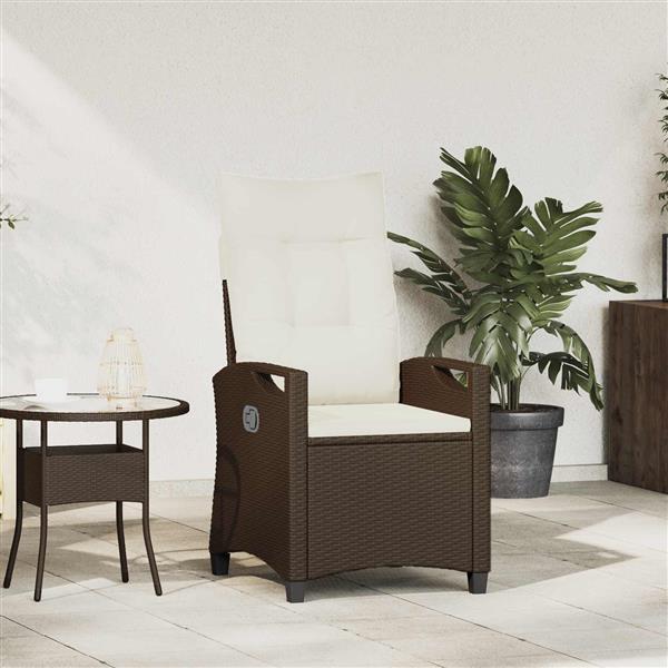 Grote foto vidaxl recliner tuinstoelen 56 x 60 x 112 cm staal tuin en terras tuinmeubelen