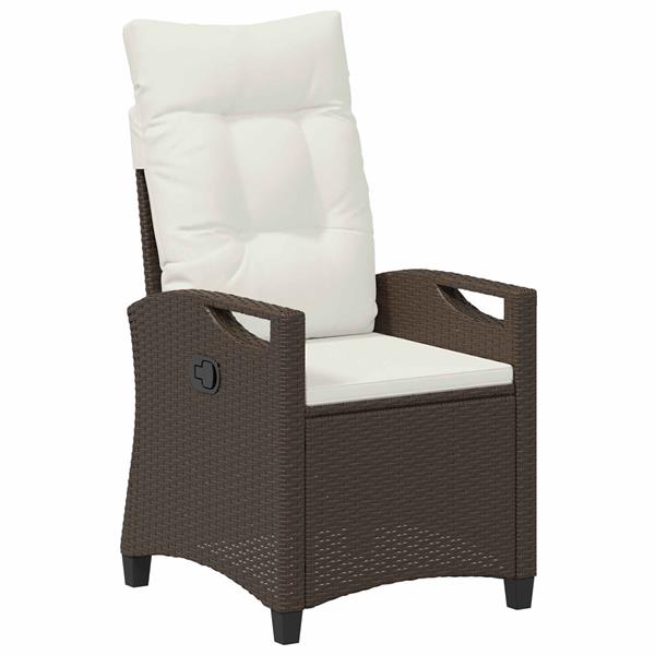 Grote foto vidaxl recliner tuinstoelen 56 x 60 x 112 cm staal tuin en terras tuinmeubelen