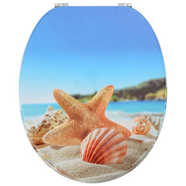 Grote foto vidaxl toiletbril lichtblauw 44 x 38 cm mdf plaat doe het zelf en verbouw sanitair