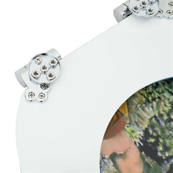 Grote foto vidaxl toiletbril diep zee blauw 44 x 38 cm mdf plaat doe het zelf en verbouw sanitair