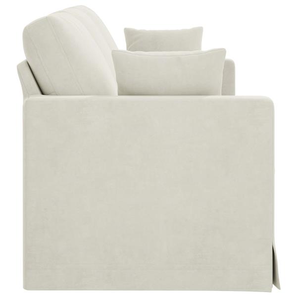 Grote foto vidaxl bank cr me totale afmetingen 198 x 78 x 80 cm b x d x h huis en inrichting bankstellen