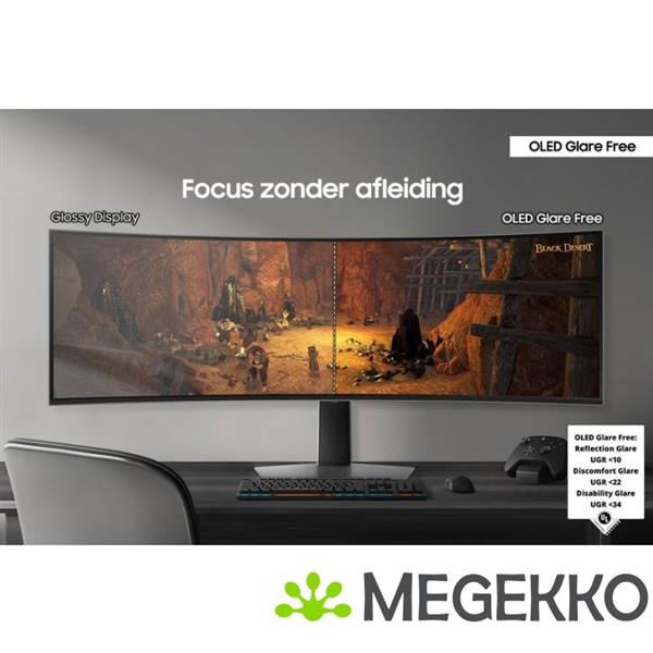 Grote foto samsung odyssey g9 ls49dg934suxen 49 qhd 240hz gaming monitor computers en software overige computers en software