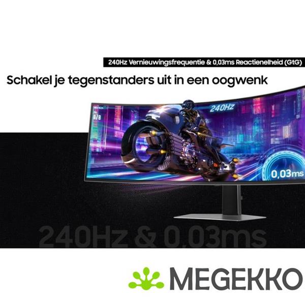 Grote foto samsung odyssey g9 ls49dg934suxen 49 qhd 240hz gaming monitor computers en software overige computers en software