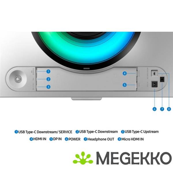 Grote foto samsung odyssey g9 ls49dg934suxen 49 qhd 240hz gaming monitor computers en software overige computers en software