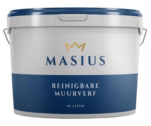 Grote foto masius reinigbare hoogdekkende matte muurverf voor binnen per 10 liter doe het zelf en verbouw verven en sierpleisters