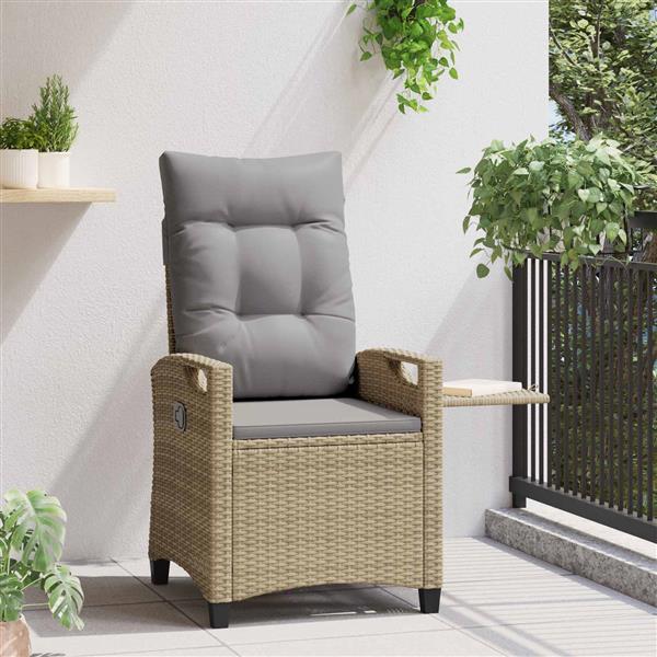 Grote foto vidaxl recliner tuinstoelen 56 x 60 x 112 cm staal tuin en terras tuinmeubelen