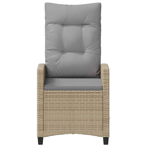 Grote foto vidaxl recliner tuinstoelen 56 x 60 x 112 cm staal tuin en terras tuinmeubelen